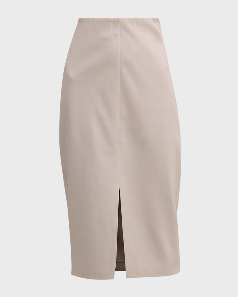 Esme Front-Slit Midi Pencil Skirt